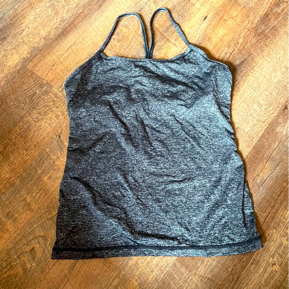 Heather grey racer back workout cami size small
